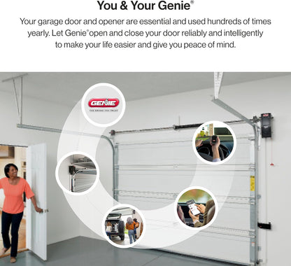 6172H-O Wall Mount Smart Garage Door Opener with Aladdin Connect, Wall Mounted Compact Space Saving Opener — product view 4
