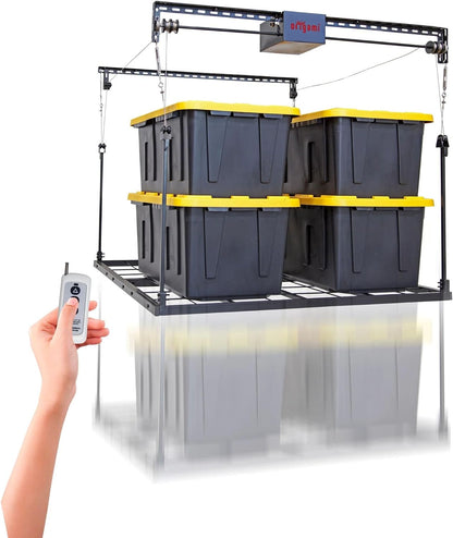 Motorized Garage Ceiling Storage Rack, 52 X 25 Inch, 250-Lb Lift — product view 5