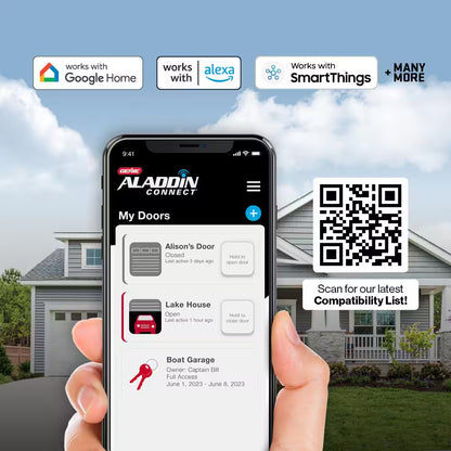 Signature Series 3/4 Hp. Ultra-Quiet Belt Drive Smart Garage Door Opener — product view 7