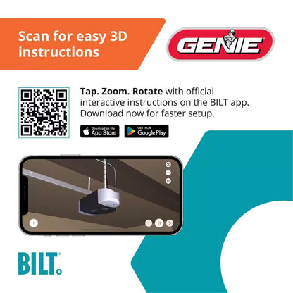 Signature Series 3/4 Hp. Ultra-Quiet Belt Drive Smart Garage Door Opener — product view 8